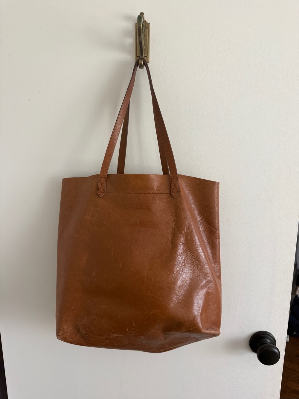 Madewell Cognac Leather Tote